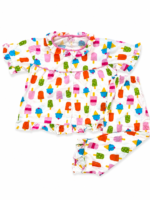 ⁦Girls Short Sleeve+Long pants 2-3Y (9A)⁩ - الصورة ⁦2⁩