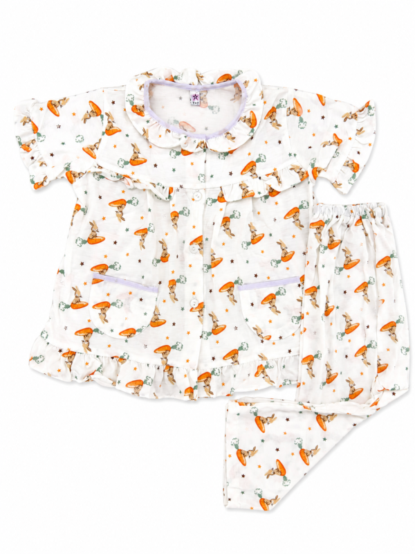 Girls Short Sleeve+Long pants 1-2Y (19A) | MUZELLE