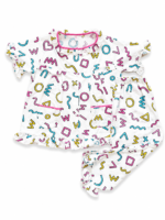 ⁦Girls Short Sleeve+Long pants 3-4Y (13A)⁩ - الصورة ⁦2⁩