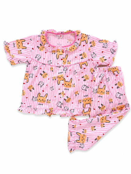 Girls Short Sleeve+Long pants 2-3Y (7A) | MUZELLE