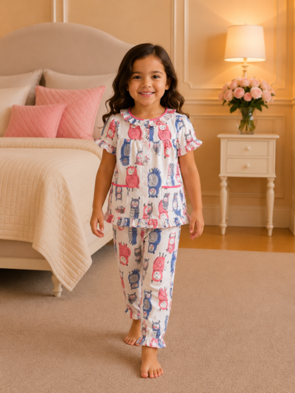 Girls Short Sleeve+Long pants 3-4Y (12A) | MUZELLE