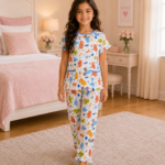 Girls Short Sleeve+Long pants 7-9Y (10A)