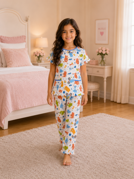 Girls Short Sleeve+Long pants 7-9Y (10A) | MUZELLE