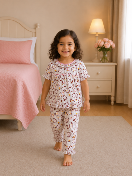 Girls Short Sleeve+Long pants 2-3Y (20A) | MUZELLE