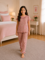 Girls Short Sleeve+Long pants 7-9Y (34A)