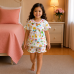 Girls Short Sleeve+Short pants 2-3Y (15A)