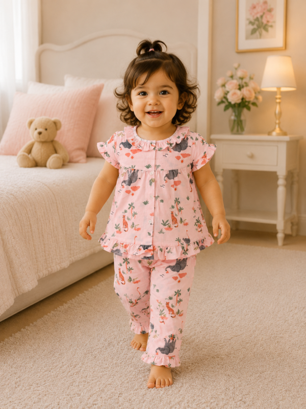 Girls Short Sleeve+Long pants 1-2Y (15A) | MUZELLE