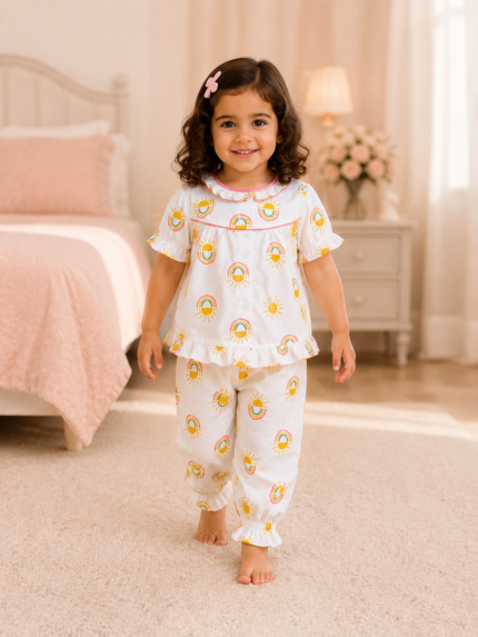 Girls Short Sleeve+Long pants 2-3Y (1A) | MUZELLE