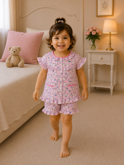 Girls Short Sleeve+Short pants 1-2Y (7A) | MUZELLE