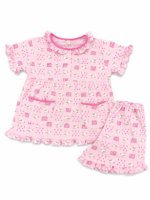 ⁦Girls Short Sleeve+Short pants 4-6Y (7A)⁩ - الصورة ⁦2⁩