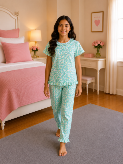 Girls Short Sleeve+Long pants 7-9Y (4A) | MUZELLE