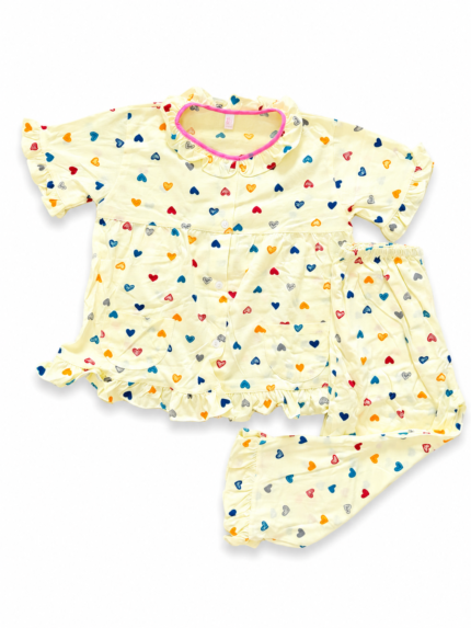Girls Short Sleeve+Long pants 3-4Y (19A) | MUZELLE