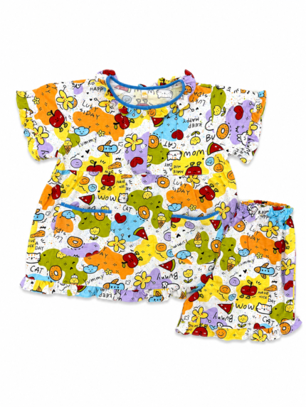Girls Short Sleeve+Short pants 4-6Y (10A) | MUZELLE