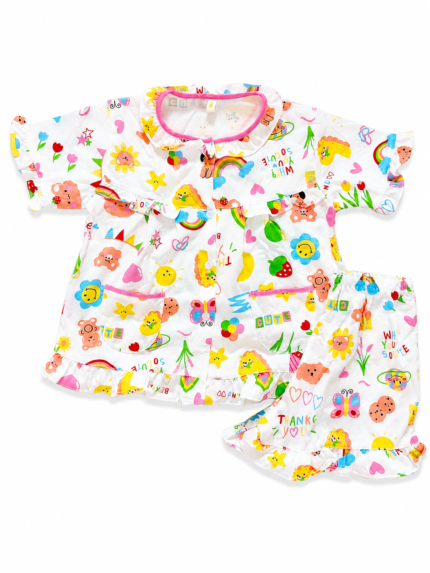 Girls Short Sleeve+Short pants 2-3Y (15A) | MUZELLE