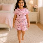 Girls Short Sleeve+Short pants 3-4Y (18A)