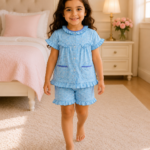 Girls Short Sleeve+Short pants 3-4Y (7A)