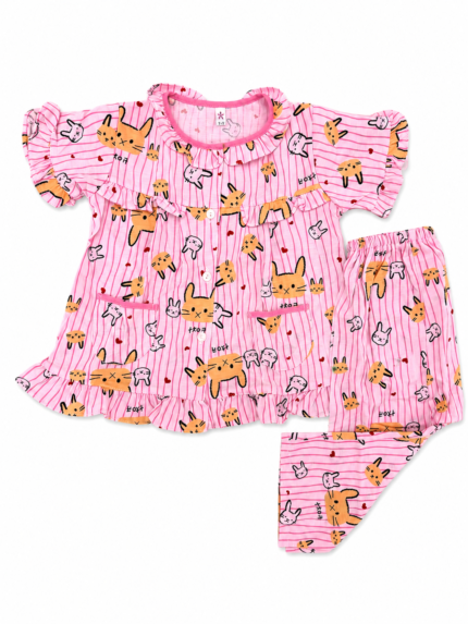 Girls Short Sleeve+Long pants 1-2Y (5A) | MUZELLE