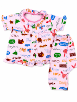 ⁦Girls Short Sleeve+long pants 6-12M (1A)⁩ - الصورة ⁦2⁩