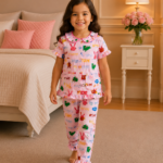 Girls Short Sleeve+Long pants 3-4Y (36A)