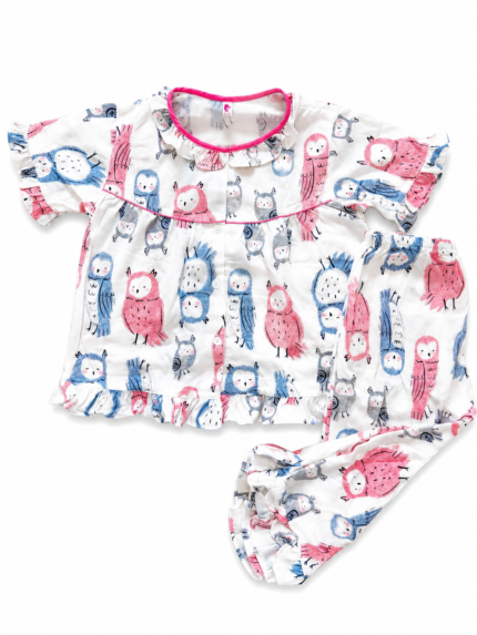 Girls Short Sleeve+Long pants 2-3Y (29A) | MUZELLE