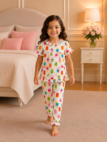 Girls Short Sleeve+Long pants 3-4Y (14A)
