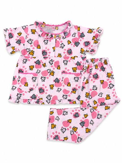 Girls Short Sleeve+Long pants 7-9Y (17A) | MUZELLE