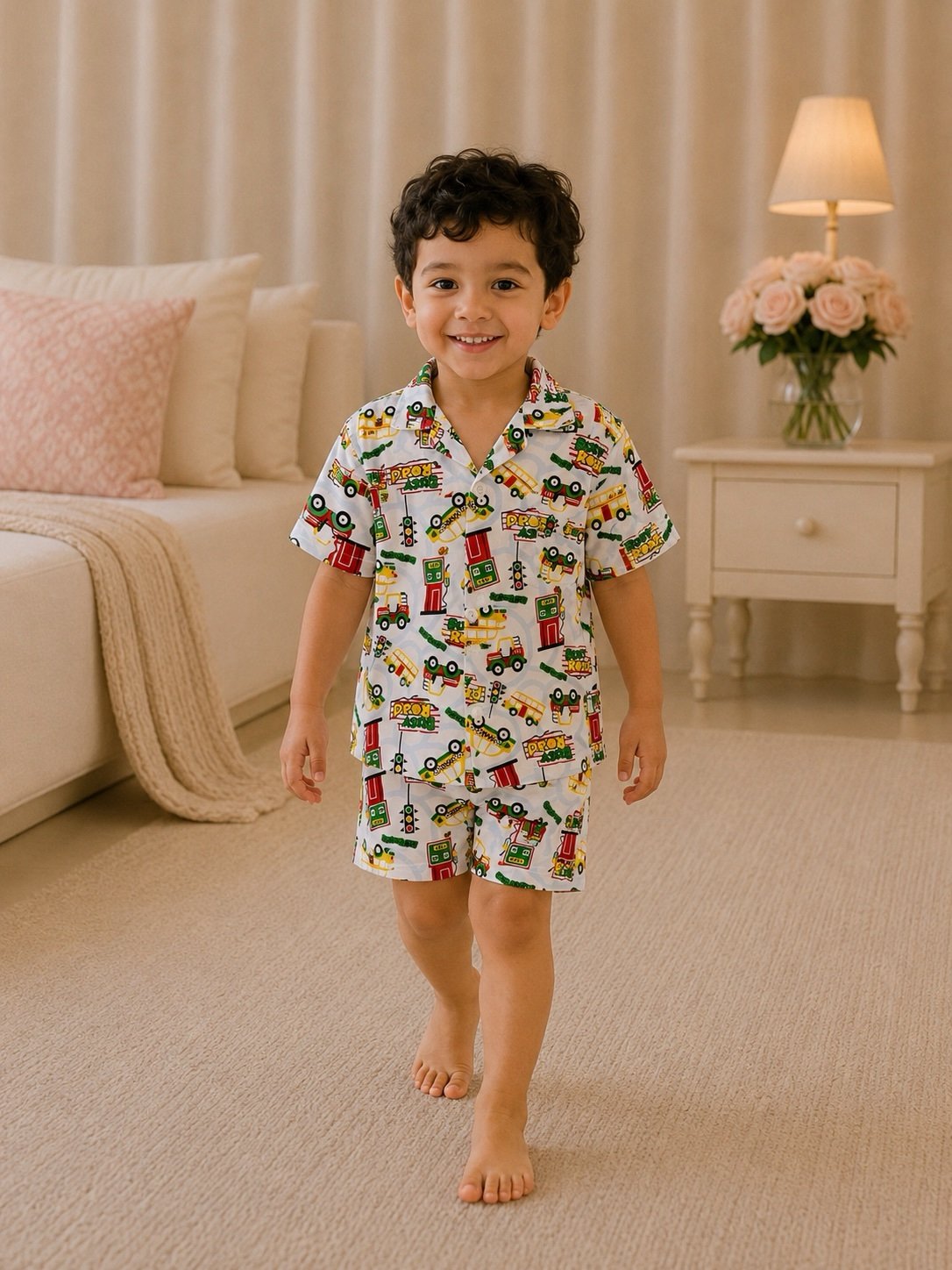 920985a6-68a0-4241-bfb2-63a13177bd94 Boys Short sleeve+Short pants 3-4Y (1A) - الصورة 1