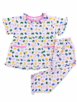 ⁦Girls Short Sleeve+Long pants 4-6Y (3A)⁩ - الصورة ⁦2⁩