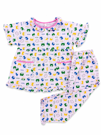 Girls Short Sleeve+Long pants 4-6Y (3A) | MUZELLE