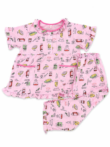 Girls Short Sleeve+Long pants 4-6Y (23A) | MUZELLE