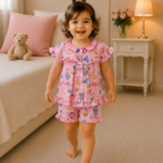 Girls Short Sleeve+Short pants 1-2Y (3A)