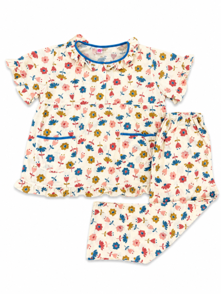 Girls Short Sleeve+Long pants 7-9Y (22A) | MUZELLE