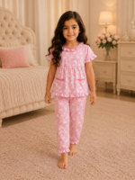 Girls Short Sleeve+Long pants 4-6Y (21A)