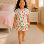 Girls Short Sleeve+Short pants 3-4Y (2A)