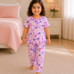 Girls Short Sleeve+Long pants 2-3Y (2A)