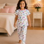 Girls Short Sleeve+Long pants 3-4Y (13A)