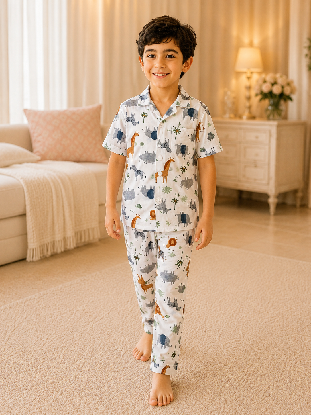9f0b1f53-913c-418e-9d3f-a338fcbf6c7b Boys Short Sleeve+long pants 7-9 (12A) - الصورة 1