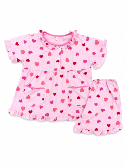 Girls Short Sleeve+Short pants 4-6Y (14A) | MUZELLE