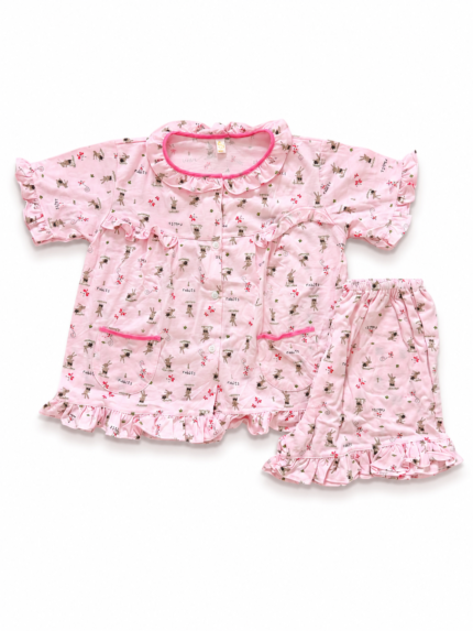 Girls Short Sleeve+Short pants 3-4Y (16A) | MUZELLE