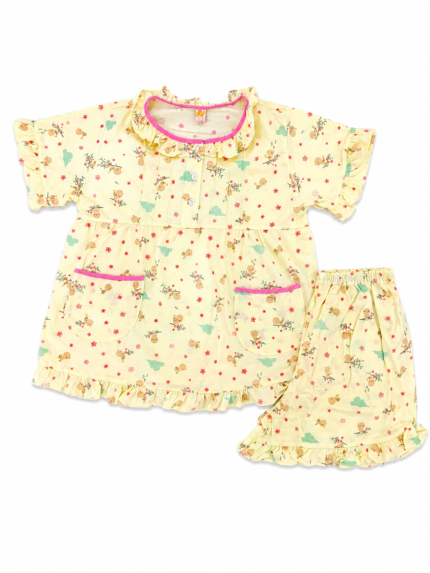Girls Short Sleeve+Short pants 7-9Y (12A) | MUZELLE