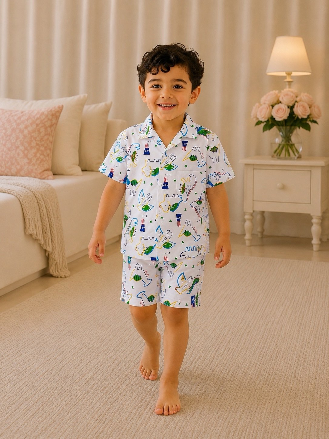 a28a2f0b-fcd7-4f51-98e2-90cf07b74c89-2 Boys Short sleeve+Short pants 3-4Y (5A) - Image 1