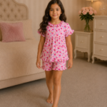 Girls Short Sleeve+Short pants 4-6Y (6A)