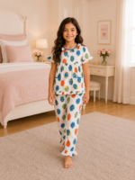 Girls Short Sleeve+Long pants 7-9Y (26A)