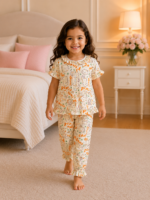 Girls Short Sleeve+Long pants 3-4Y (17A)