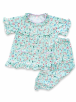 ⁦Girls Short Sleeve+Long pants 3-4Y (15A)⁩ - الصورة ⁦2⁩