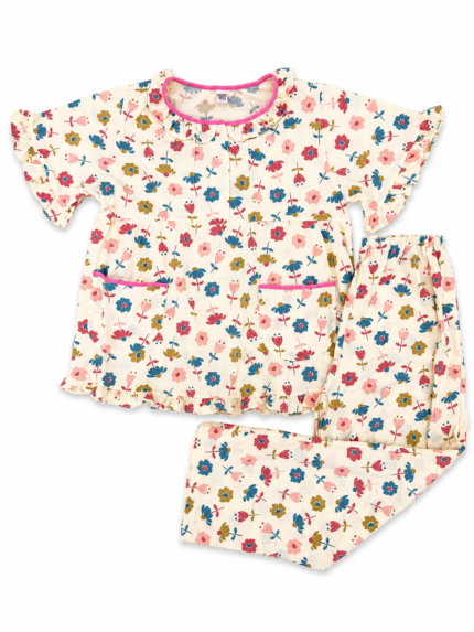 Girls Short Sleeve+Long pants 10-12Y (17A) | MUZELLE