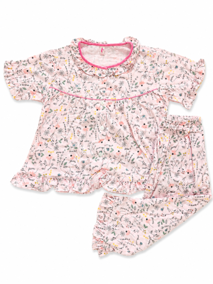 Girls Short Sleeve+Long pants 2-3Y (23A) | MUZELLE