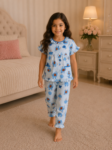 Girls Short Sleeve+Long pants 4-6Y (8A) | MUZELLE