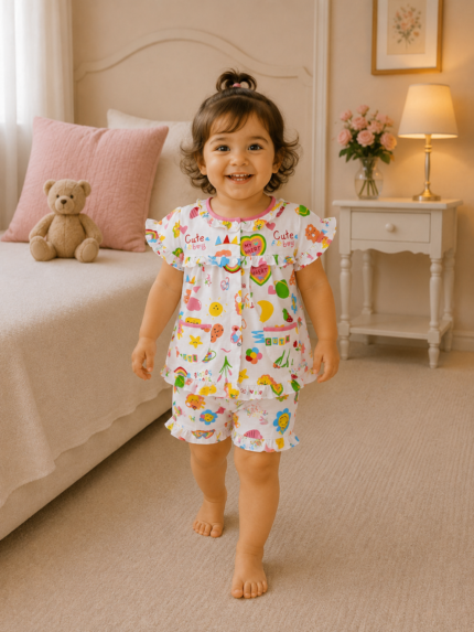 Girls Short Sleeve+Short pants 1-2Y (8A) | MUZELLE