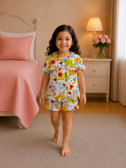 Girls Short Sleeve+Short pants 2-3Y (9A) | MUZELLE